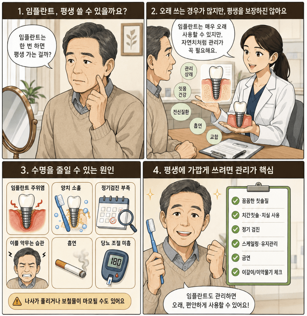 임플란트의 수명
